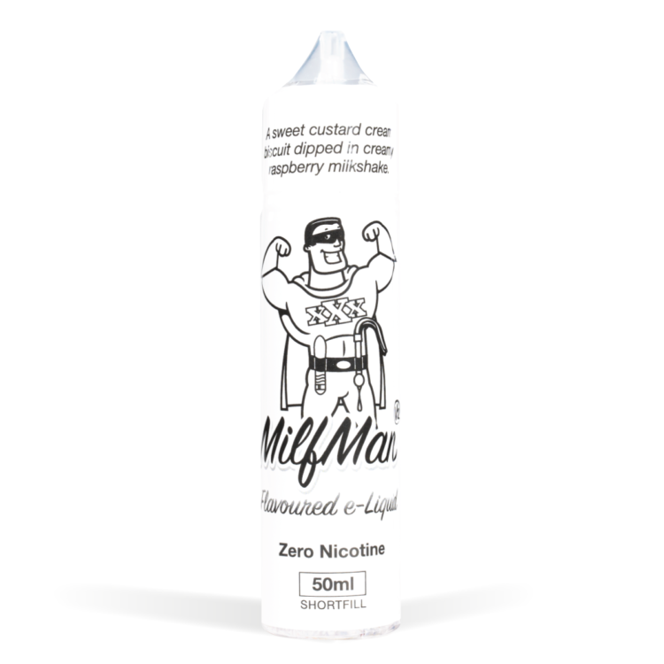Eco Vape Milkshake Range Milfman 50ml shortfill 75/25