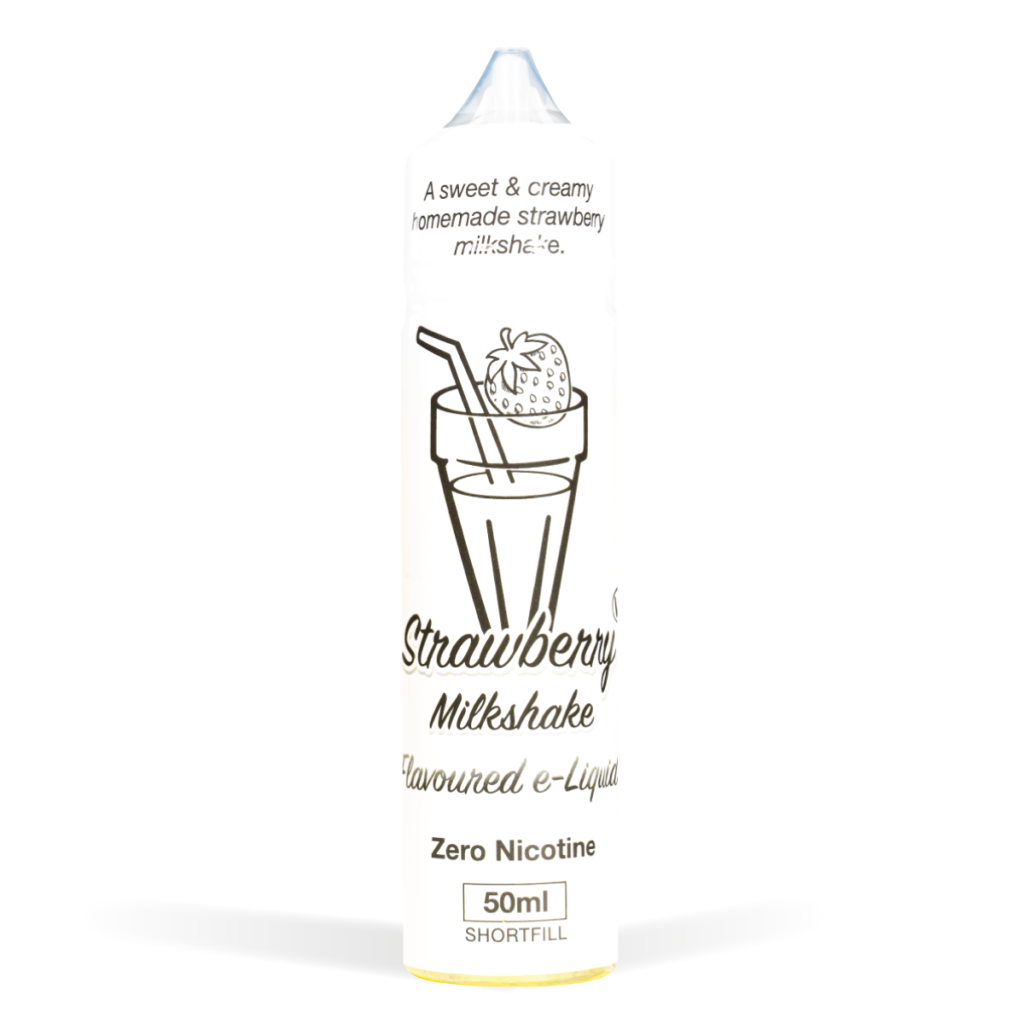 Eco Vape Milkshake Range Strawberry Milkshake 50ml shortfill 75/25