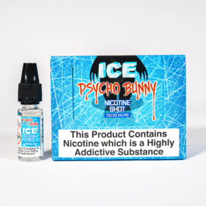 10ml Psycho Bunny Ice Nicotine Shot: CDU of 20
