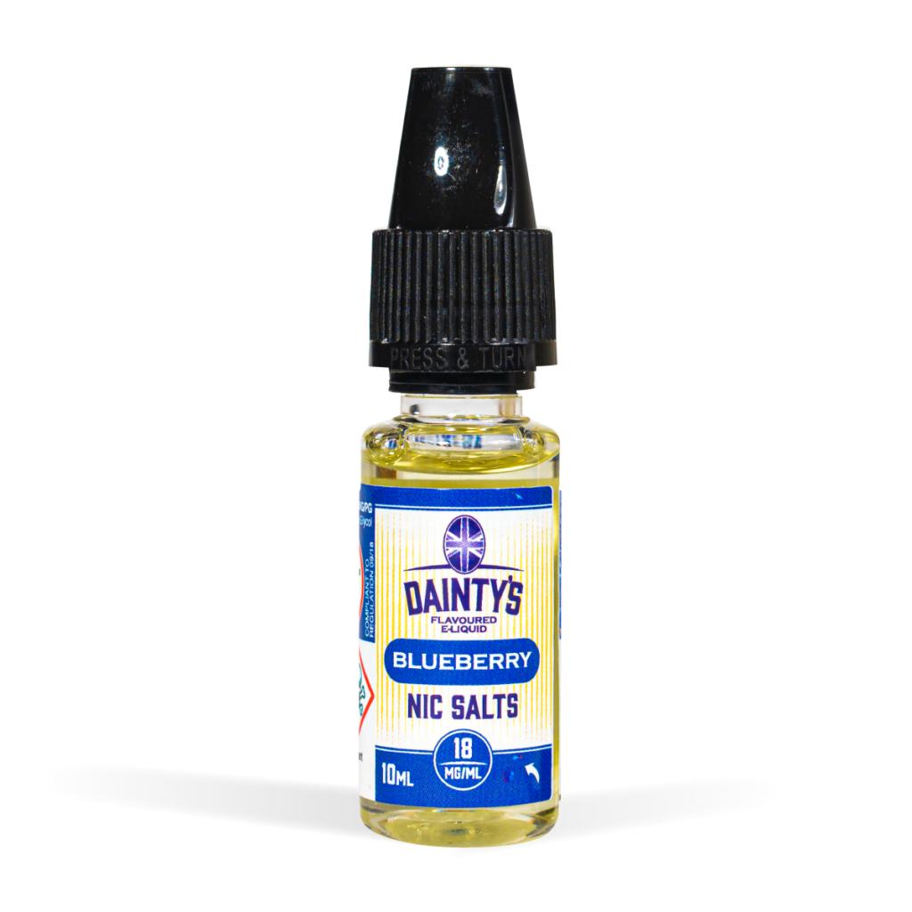 Dainty's 10ml vape liquids blueberry flavour for uk wholesale