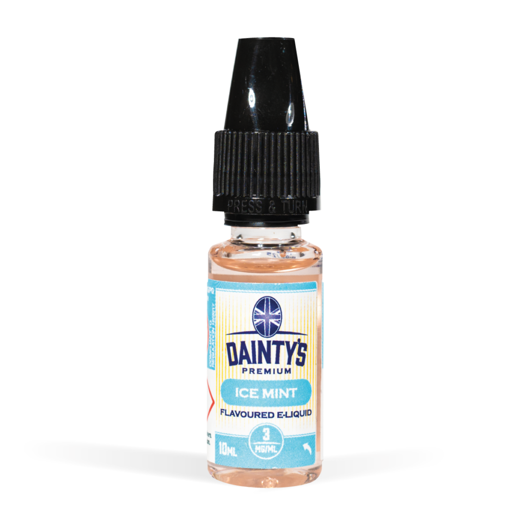 Dainty's 10ml vape liquids ice mint flavour for uk wholesale