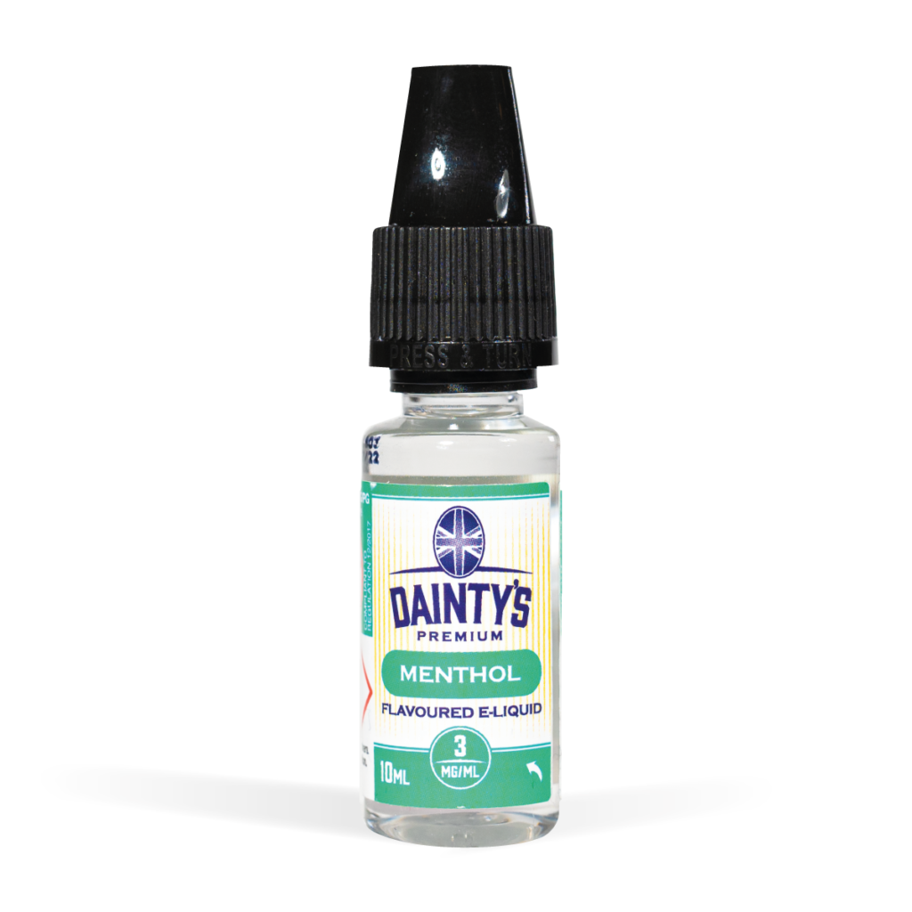 Dainty's 10ml vape liquids menthol flavour for uk wholesale