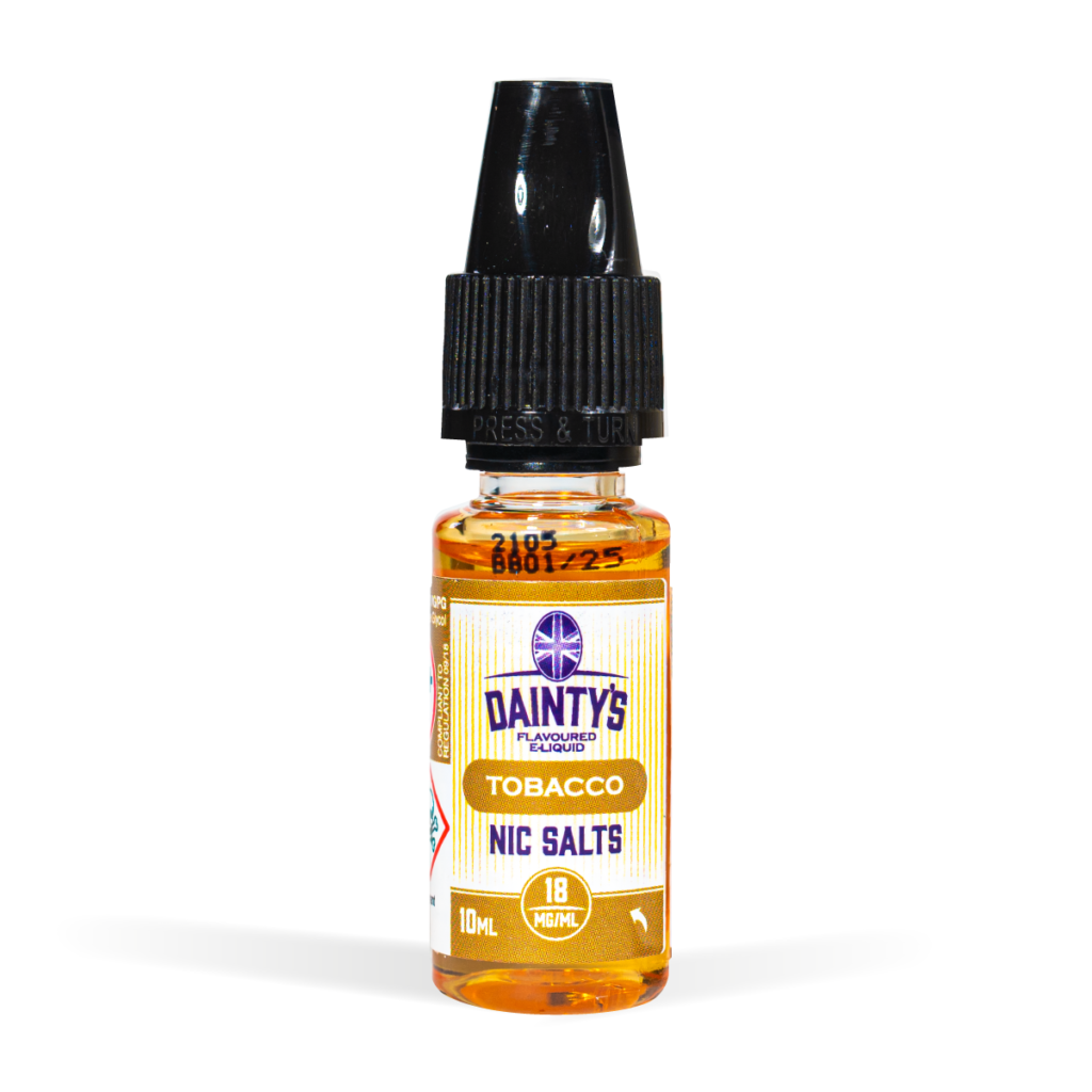 Dainty's 10ml Nic Salts Tobacco for Uk wholesale