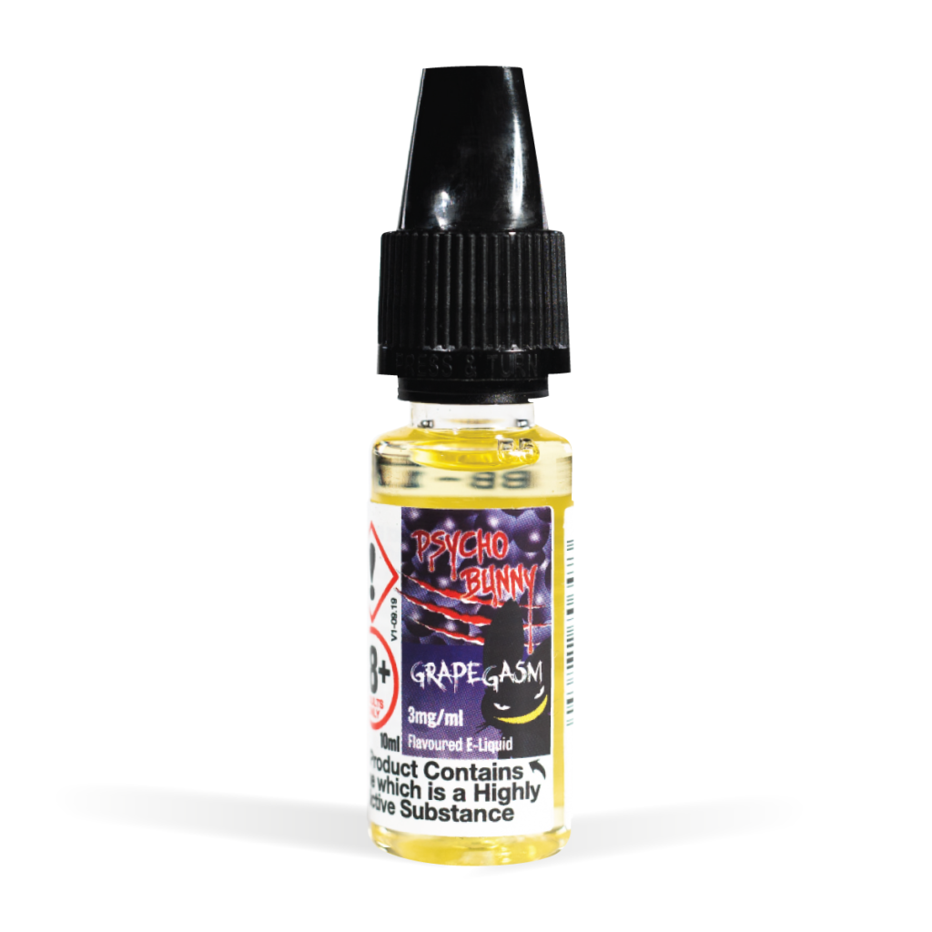 Eco Vape Psycho Bunny Grapegasm 10ml CDU