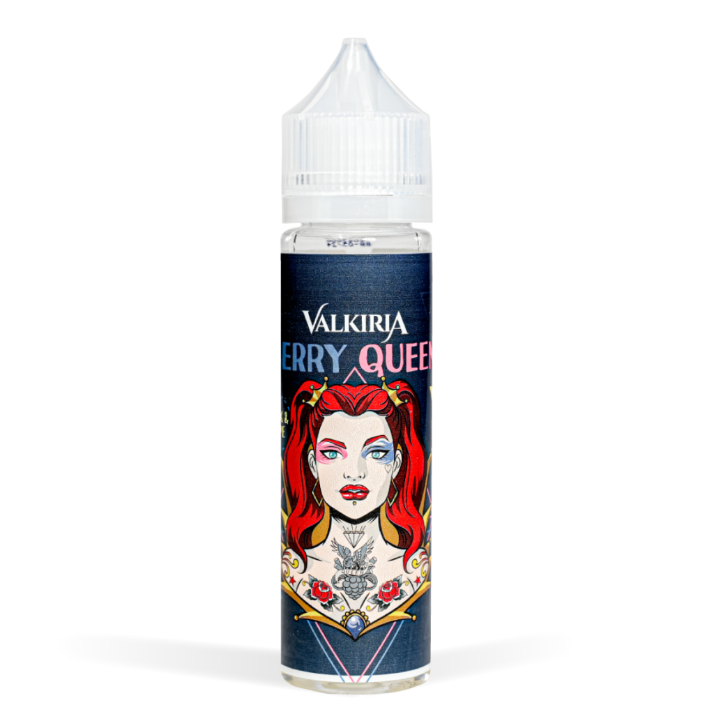 Valkiria 50ml Range Berry Queen Flavour White Background Studio Shot