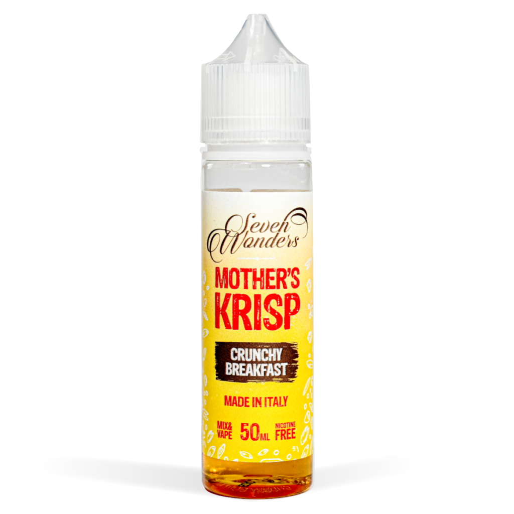 Seven Wonders 50ml Range Mothers Krisp Flavour White Background Studio Shot