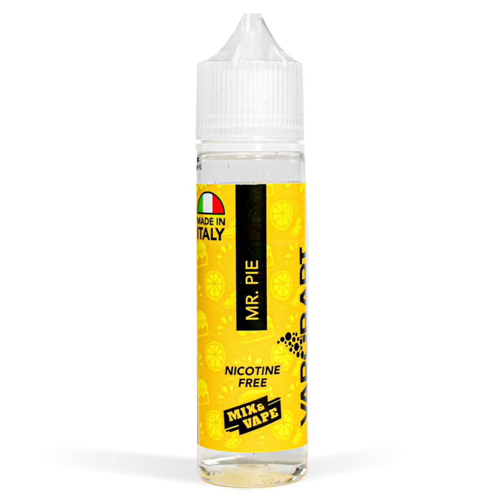 Vaporart 50ml Range Mr Pie Flavour white background Studio Shot