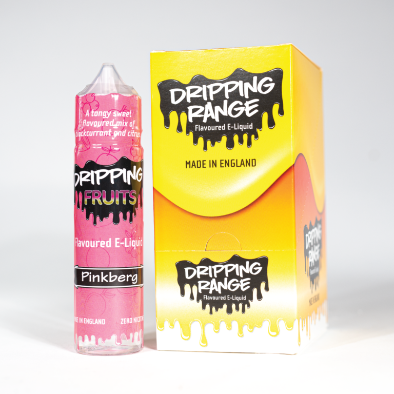 Eco vape Dripping range Pinkberg Flavour 50ml Shortfill