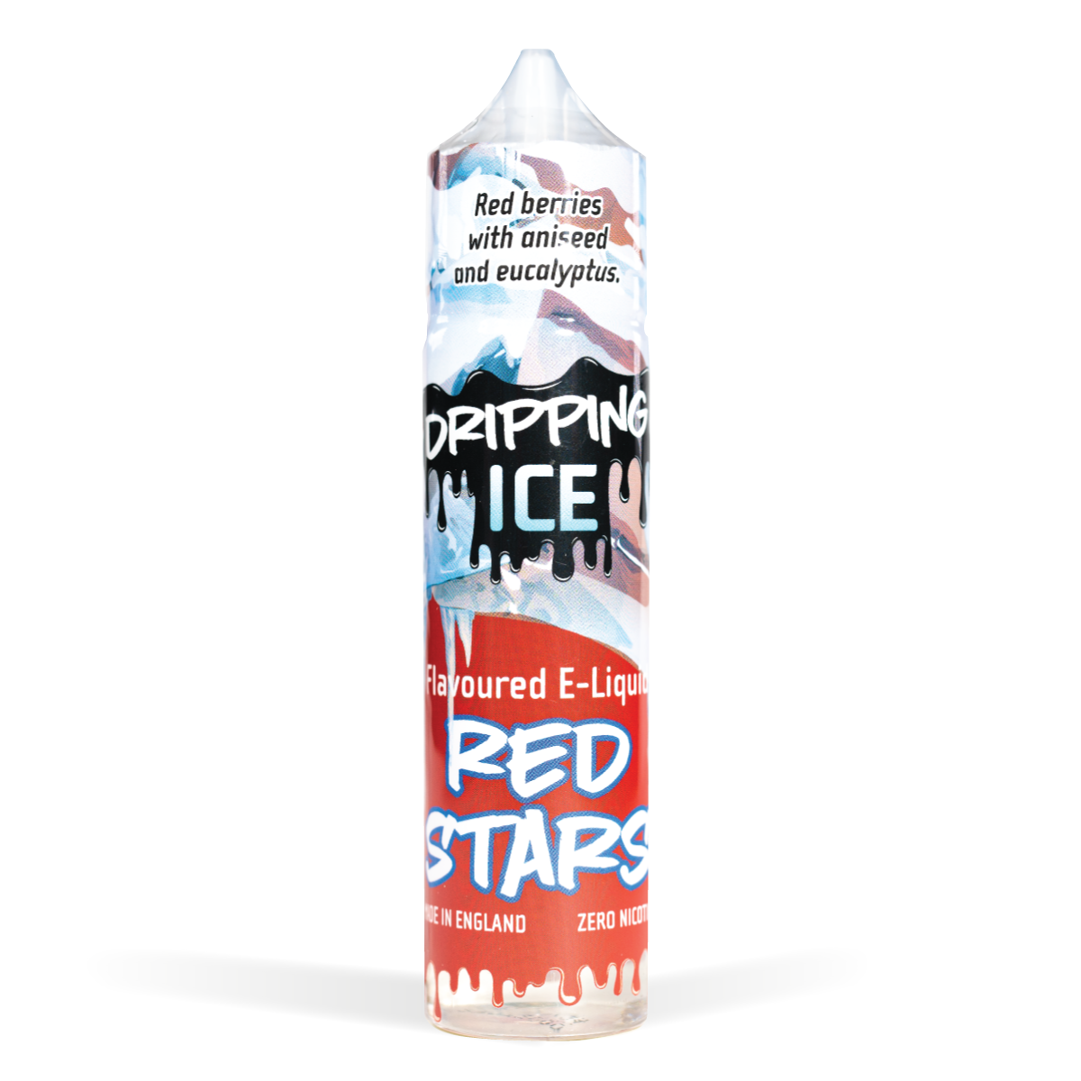 Eco vape Dripping range Red Stars Flavour 50ml Shortfill