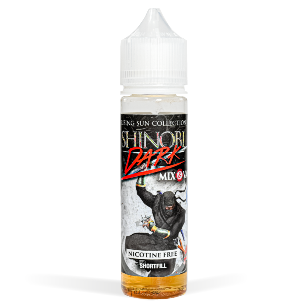 Valkiria 50ml Range Shinobi Dark Flavour White Background Studio Shot