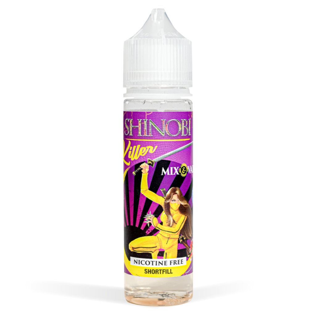 Valkiria 50ml Range Shinobi Killer Flavour White Background Studio Shot