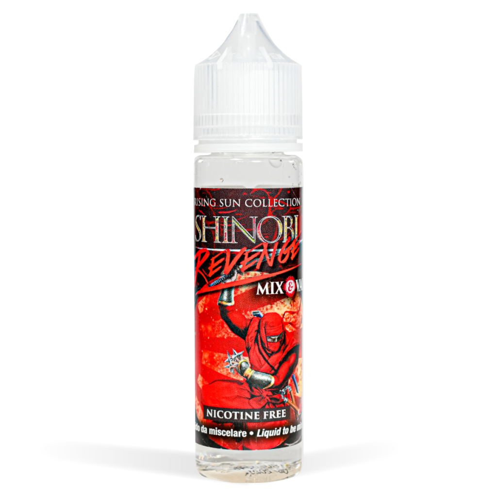 Valkiria 50ml Range Shinobi Revenge Flavour White Background Studio Shot