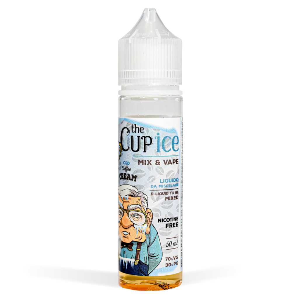 Vaporart 50ml Range The Cup Ice Flavour White Background Studio Shot