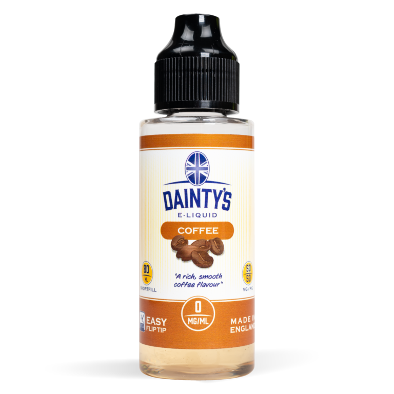 Ecovape Dainty's range Coffee flavour 80ml shortfill