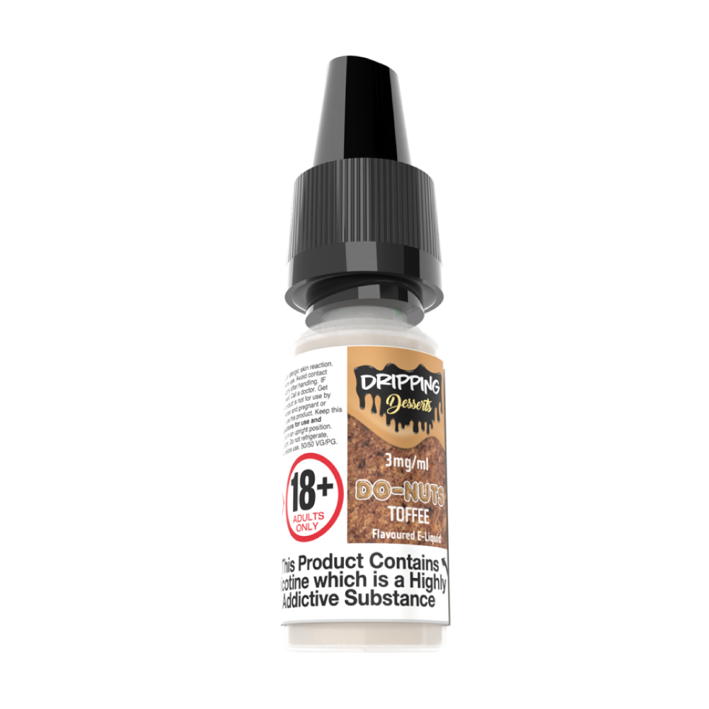 Bulk Buy 10ml Freebase Vape Liquid Wholesale - Dripping Range Do Nuts Toffee