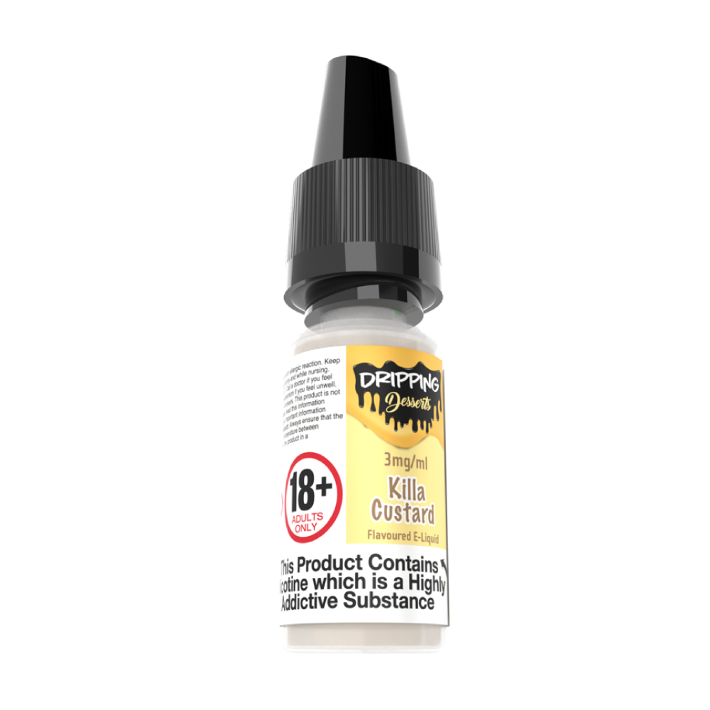 Bulk Buy 10ml Freebase Vape Liquid Wholesale - Dripping Range Killa Custard