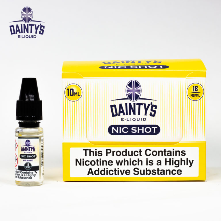 dainty's 10ml nicotine shot