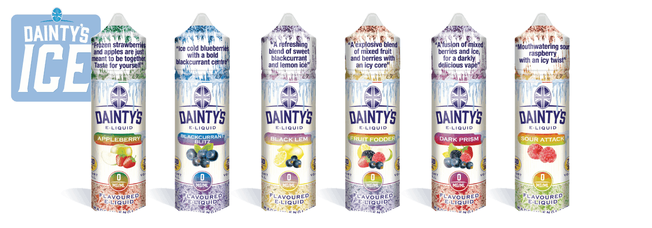 Dainty's ICE flavours