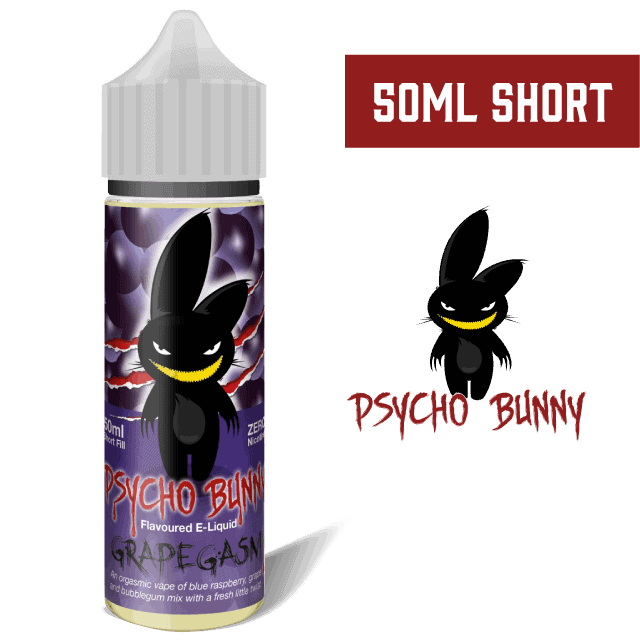 Psycho Bunny 50ml Shortfill Range