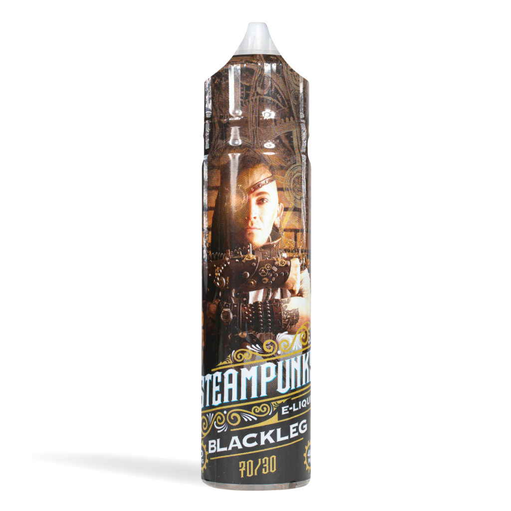 Eco vape Steampunk range Blackleg Flavour 50ml Shortfill