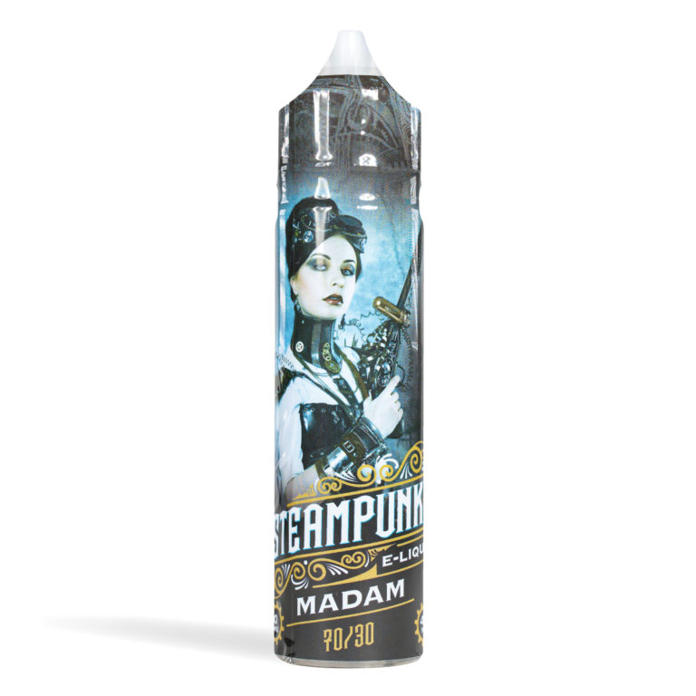 Eco vape Steampunk range Madam Flavour 50ml Shortfill