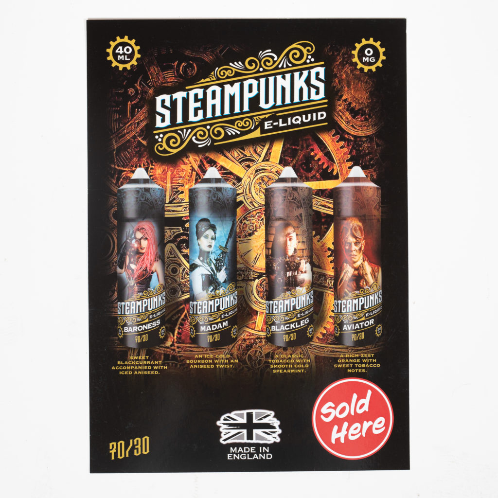 Steampunk 50ml A3 Poster