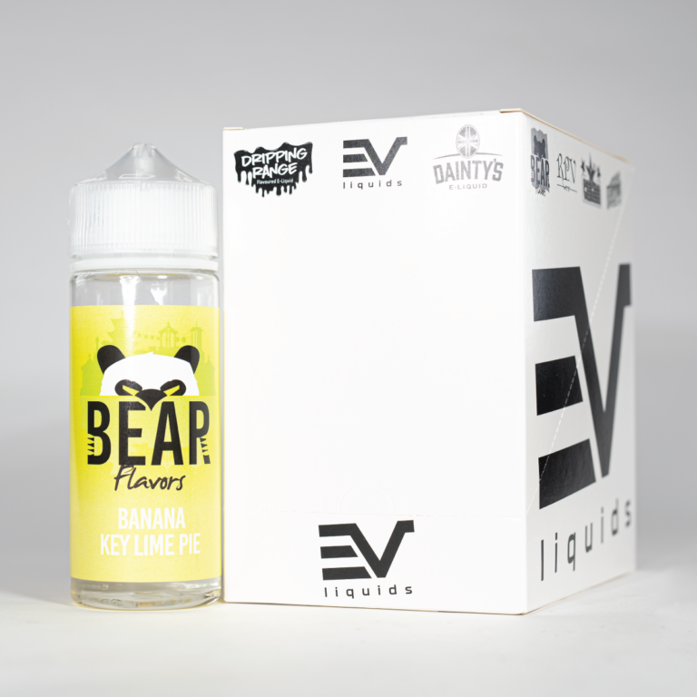Eco Vape Bear Flavors Panda Range Banana Key Lime Pie 100ml 70/30