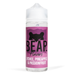 Eco Vape Bear Grizzly Lychee Pineapple Passionfruit 100ml White Background
