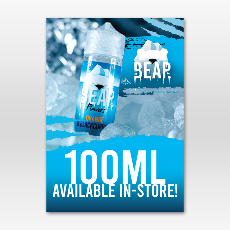 bear flavors polar range poster