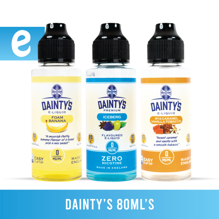 Dainty's. 80ml flavour bundle