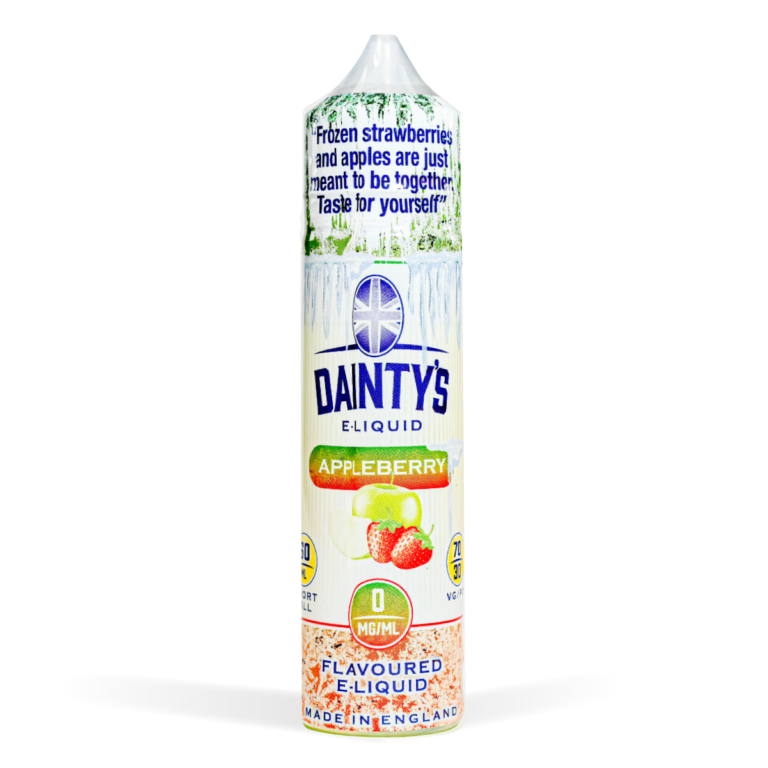 Eco Vape Dainty's Ice Appleberry 50ml 70/30 Shortfill