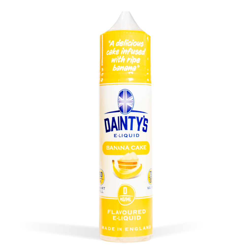 EcoVape Dainty's Range Banana Cake 50ml Shortfill