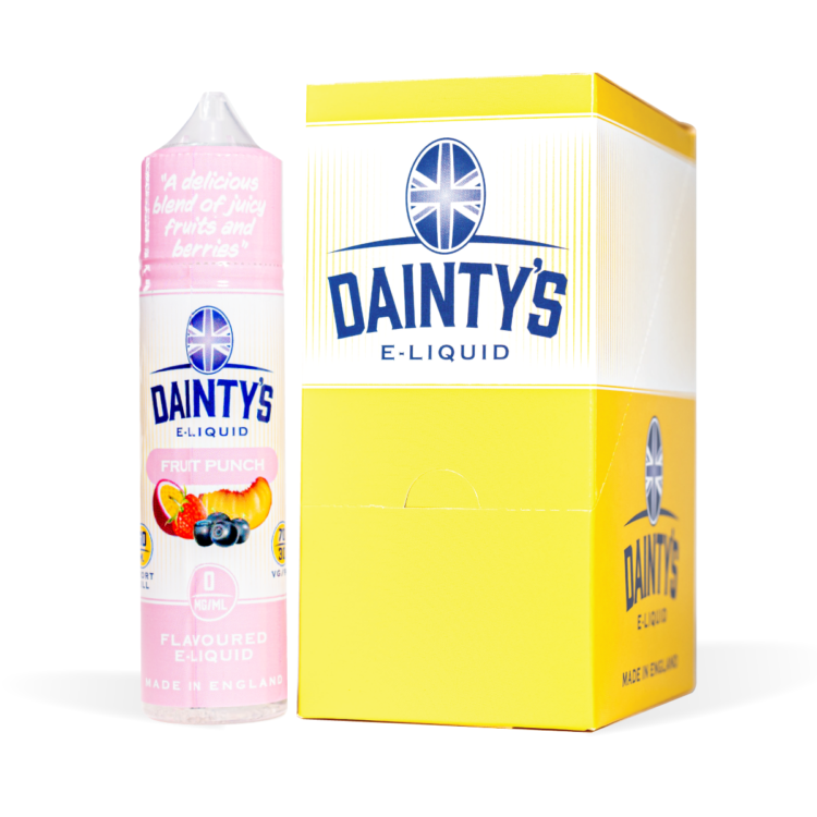 Dainty's Fruit Punch 50ml CDU White Background Studio Shot
