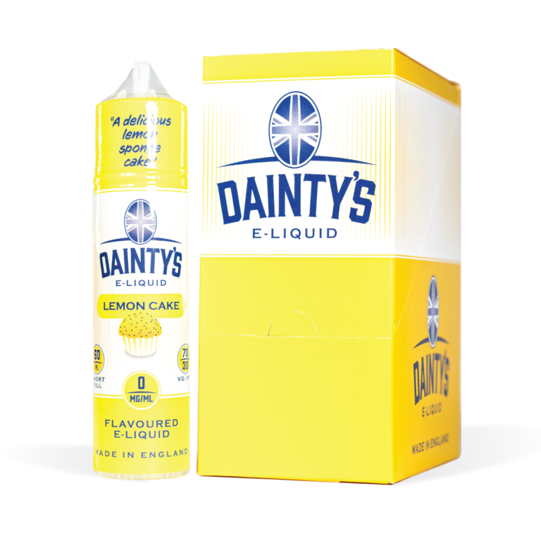 Dainty's Lemon Cake 50ml CDU White Background Studio Shot