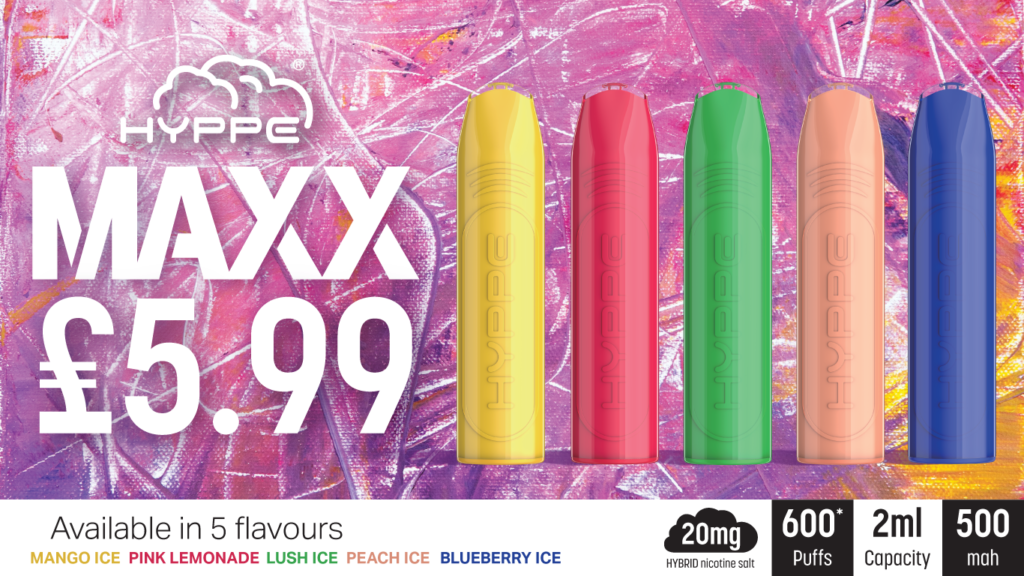 Hyppe Maxx Disposable Vape Just £5.99
