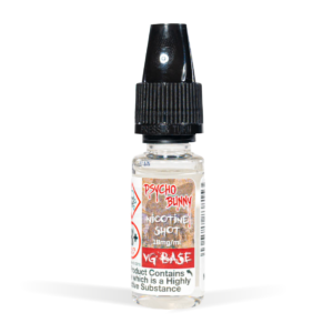 10ml Psycho Bunny VG Base Nicotine Shot: CDU of 20