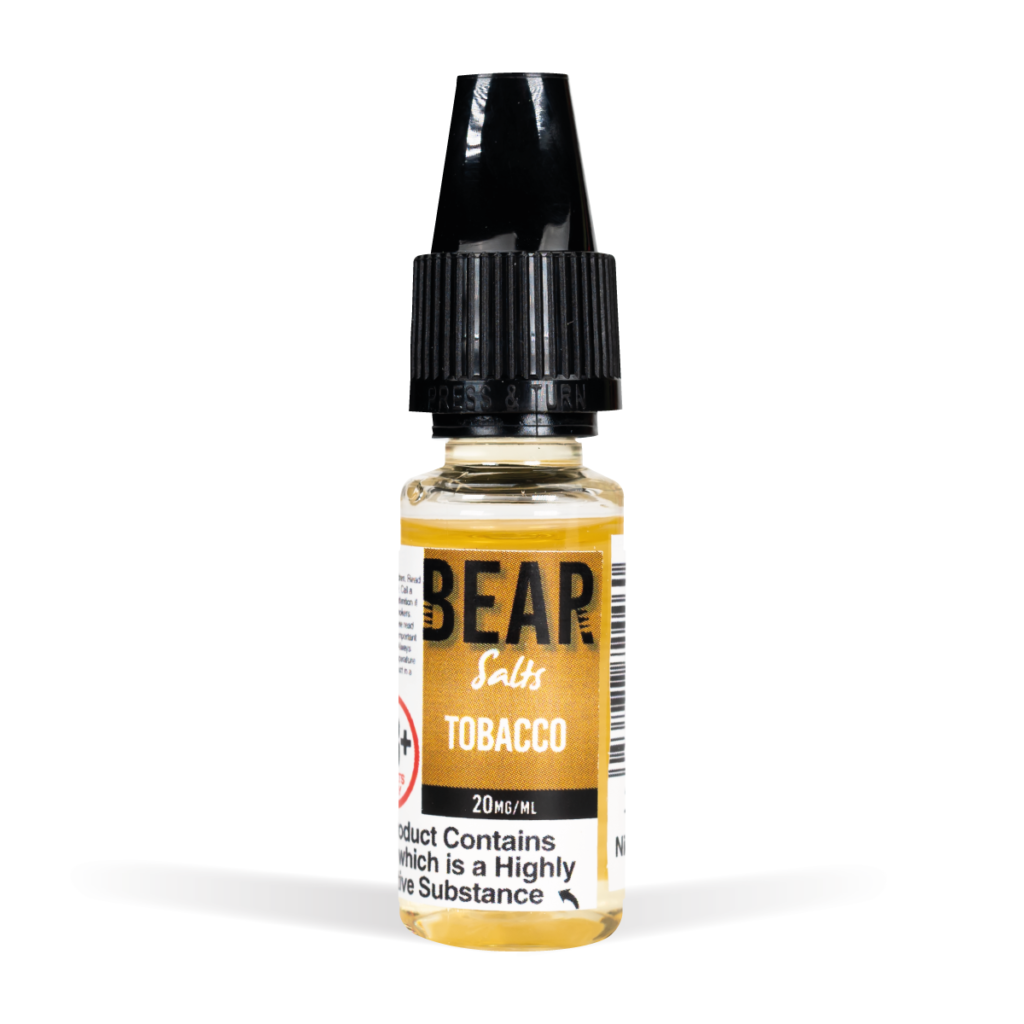 Bear Salts 10ml Koala Tobacco Nic Salt White Background Studio Shot