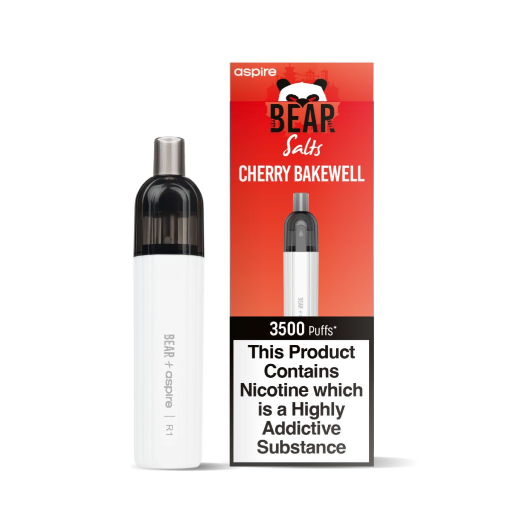 BEAR Panda Cherry Bakewell Nic Salt in 10ml Bottle