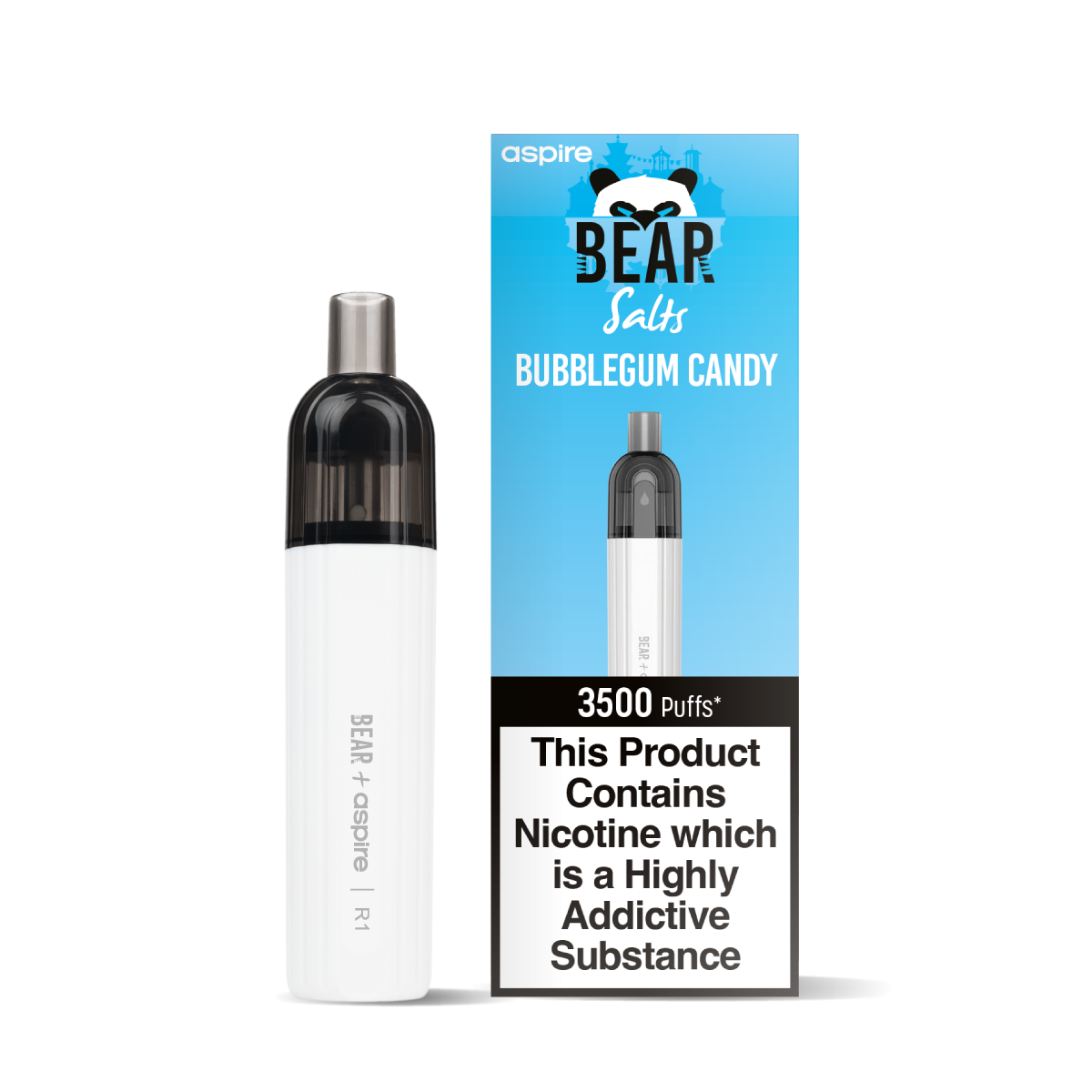 BEAR Panda Bubblegum Candy Nic Salt in 10ml Bottle