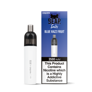 BEAR Grizzly Blue Razz Fruit Ice Nic Salt in 10ml BottleBEAR Polar Blue Razz Fruit Ice Nic Salt in 10ml Bottle