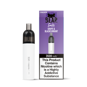 BEAR Grizzly Grape & Blackcurrant Nic Salt in 10ml Bottle