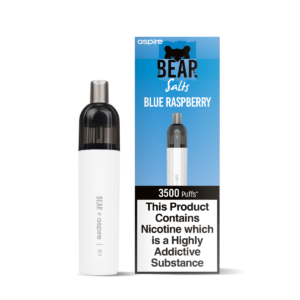 BEAR Grizzly Blue Raspberry Nic Salt in 10ml Bottle