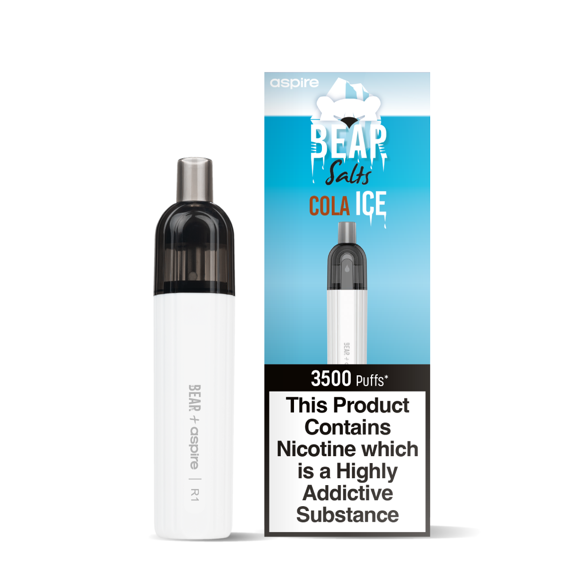 BEAR Polar Cola Ice Nic Salt in 10ml Bottle