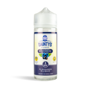 daintys 100ml blueberry blackcurrant menthol