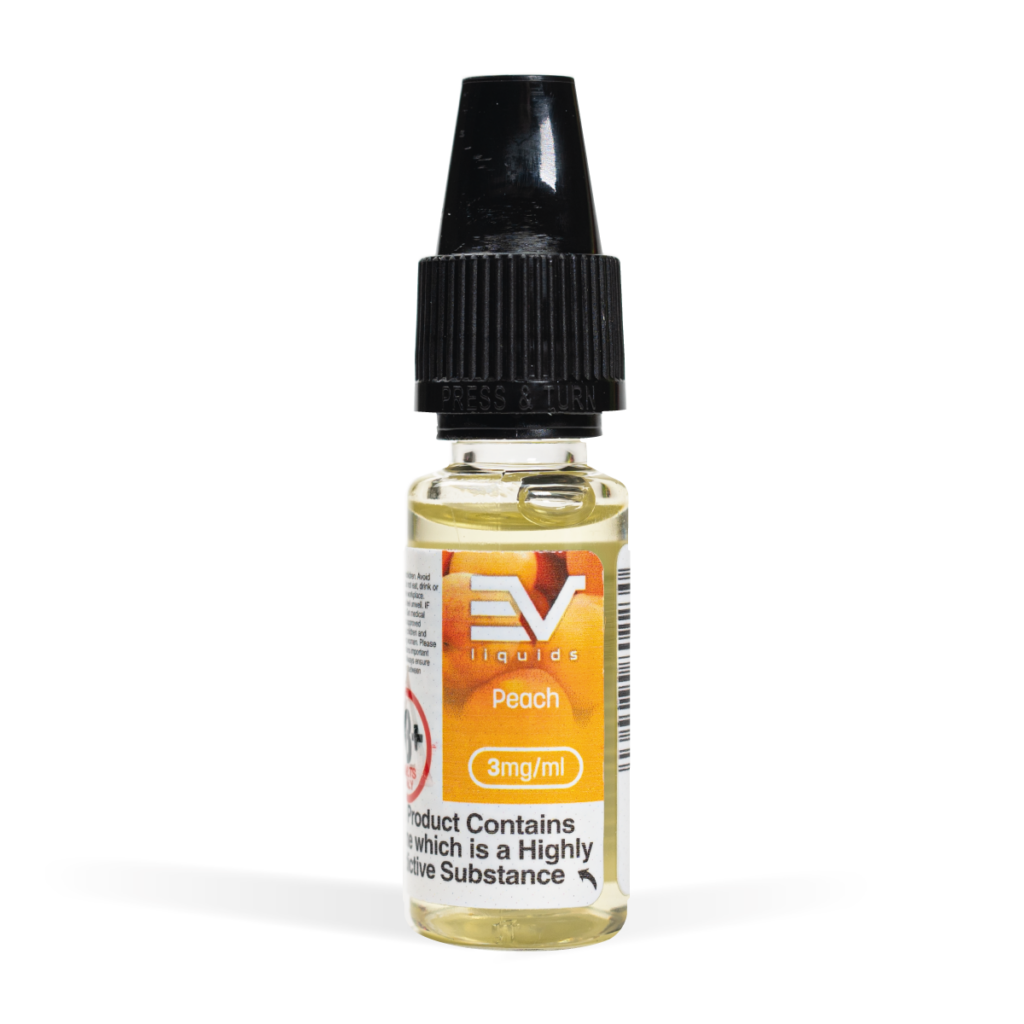 EV 10ml Vape Liquid Peach for UK Wholesale