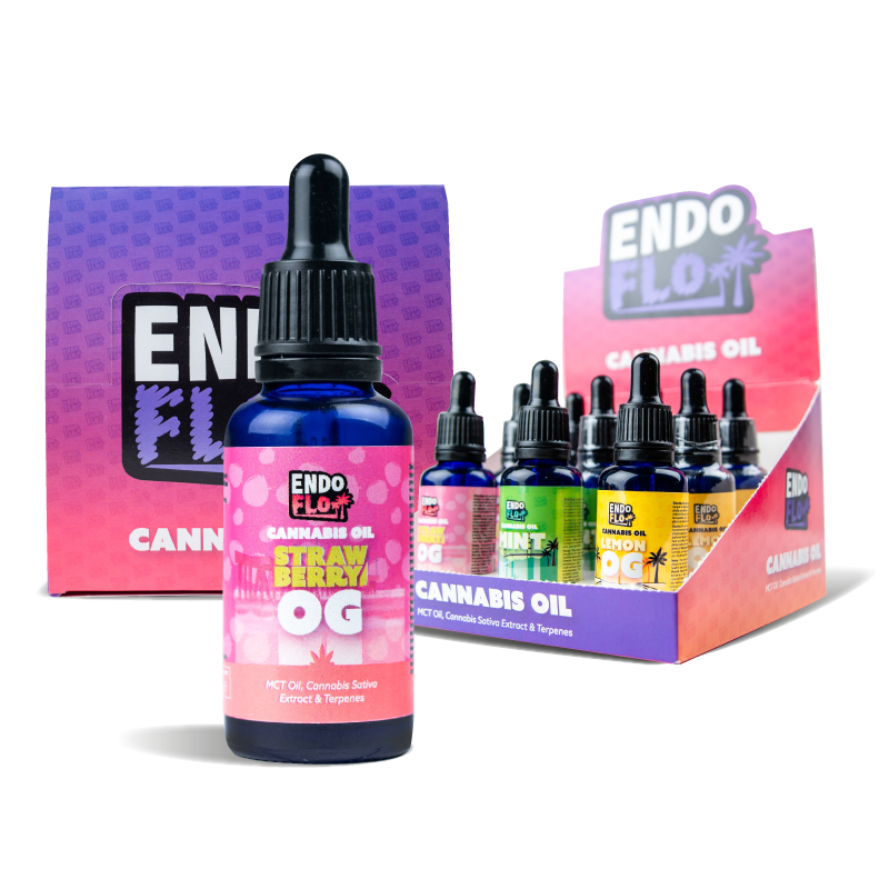 endoflo cbd cannabis oils pack of 9 for uk wholesale