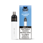 bear + aspire R1 3500 puff disposable blue raspberry lemonade