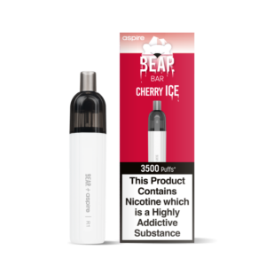 bear + aspire R1 3500 puff disposable cherry ice