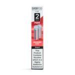 wholesale evod bar pod replacements pre-filled twin pack strawberry burst