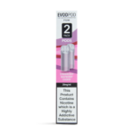 wholesale evod bar pod replacements pre-filled twin pack strawberry raspberry cherry
